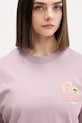 Barrow t-shirt bawełniany fioletowy S6BWUATH079
