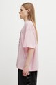 Odzież VETEMENTS t-shirt bawełniany Fuck Everything ME76TR210PX różowy