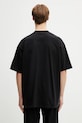 VETEMENTS t-shirt bawełniany Sticker ME76TR228B czarny