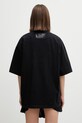 VETEMENTS t-shirt bawełniany Taped Logo ME76TR148B