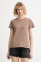 Levi's t-shirt bawełniany LSE_PERFECT regular brązowy A3116.0041