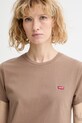 Levi's t-shirt bawełniany LSE_PERFECT brązowy A3116.0041
