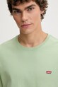 Levi's t-shirt bawełniany LSE_SS ORIGINAL HM zielony A3117.0111