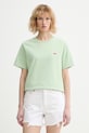 Levi's t-shirt bawełniany LSE_SS ORIGINAL HM A3117.0111 zielony