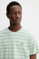 Памучна тениска Levi's LSE_SS ORIGINAL HM зелен A3117.0114