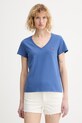Levi's t-shirt bawełniany LSE_PERFECT VNECK bawełna niebieski A3170.0057