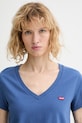 Levi's t-shirt in cotone LSE_PERFECT VNECK blu A3170.0057