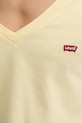 Levi's pamut póló LSE_PERFECT VNECK A3170.0058 sárga