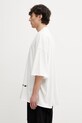 Rick Owens DRKSHDW Tommy t-shirt oversize bawełniany DU01F4259.RNEP7 biały SS26