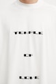 Rick Owens DRKSHDW Tommy t-shirt oversize bawełniany biały DU01F4259.RNEP7