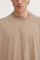 Pamučna majica Rick Owens DRKSHDW Tommy bež DU01F4259.RN