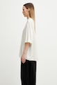 Rick Owens DRKSHDW Walrus T-shirt damski DS01F4201.JL beżowy SS26