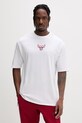 New Era t-shirt bawełniany CHICAGO BULLS biały 60771518