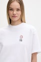 Kaotiko T-shirt bawełniany biały AS038.01.G002