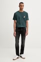 Kaotiko tricou din bumbac AS023.01.G002 verde SS26