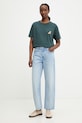Îmbrăcăminte Kaotiko tricou din bumbac AS023.01.G002 verde