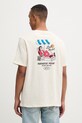 Kaotiko tricou din bumbac AS055.01.G002 bej SS26