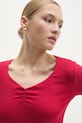 Answear.LAB body z jedwabiem ASC1403.fos czerwony