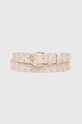 Answear Lab curea de piele bej ld2035cre.iw