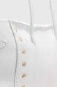bela Usnjena torbica Answear Lab