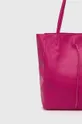 рожевий Шкіряна сумочка Answear Lab
