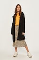 Answear Lab - Płaszcz WA19.KPD00I czarny WA19