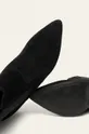 fekete Answear - Bőr csizma