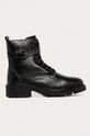černá Answear - Kožené kotníkové boty Answear Lab Dámský