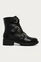 μαύρο Answear - Δερμάτινες μπότες Answear Lab Γυναικεία