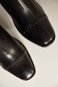 čierna Answear - Kožené členkové topánky Answeara Lab
