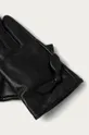 Answear Lab - Kožené rukavice čierna
