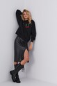 Mikina Answear.LAB ECO WA21.BLD018 černá WA21