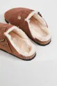 Kućne papuče od brušene kože Answear Lab  Sastav: Brušena koža Unutrašnjost: Tekstilni materijal Đon: Sintetski materijal