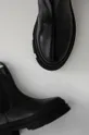 μαύρο Δερμάτινες μπότες Τσέλσι Answear Lab