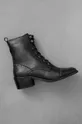 μαύρο Answear Lab - Δερμάτινες μπότες Γυναικεία