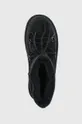 crna čizme za snijeg od brušene kože Answear Lab