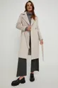 Μάλλινο παλτό Answear Lab μπεζ