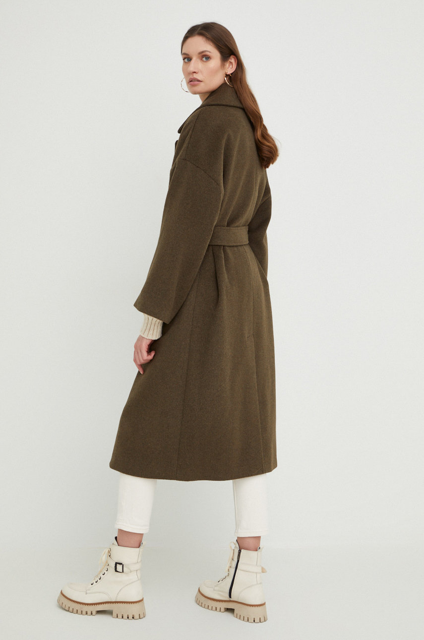 Answear Lab palton de lana  Materialul de baza: 50% Poliester , 50% Lana Captuseala: 100% Poliester