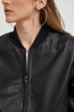 Kožená bunda bomber Answear Lab X limitovaná kolekcia SISTERHOOD Dámsky