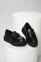 Answear Lab mocasini de piele piele negru 3939.DB