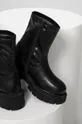Шкіряні черевики Answear Lab чорний