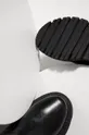 μαύρο Δερμάτινες μπότες τσέλσι Answear Lab