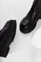 Δερμάτινες μπότες Answear Lab μαύρο