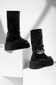 Answear Lab cizme de piele 220146.DB negru WA22