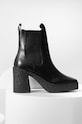 Answear.LAB stivaletti chelsea in pelle non isolato nero 8313.DB