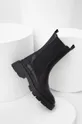 γκρί Δερμάτινες μπότες τσέλσι Answear Lab Γυναικεία