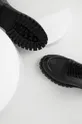 črna Usnjeni nizki škornji Answear Lab