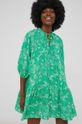 zielony Answear Lab sukienka answear.LAB X limitowana kolekcja festiwalowa BE BRAVE