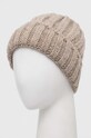 Answear Lab czapka z wełną WA23.CAD00U.db beżowy WA23