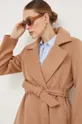 hnedá Vlnený kabát Answear Lab